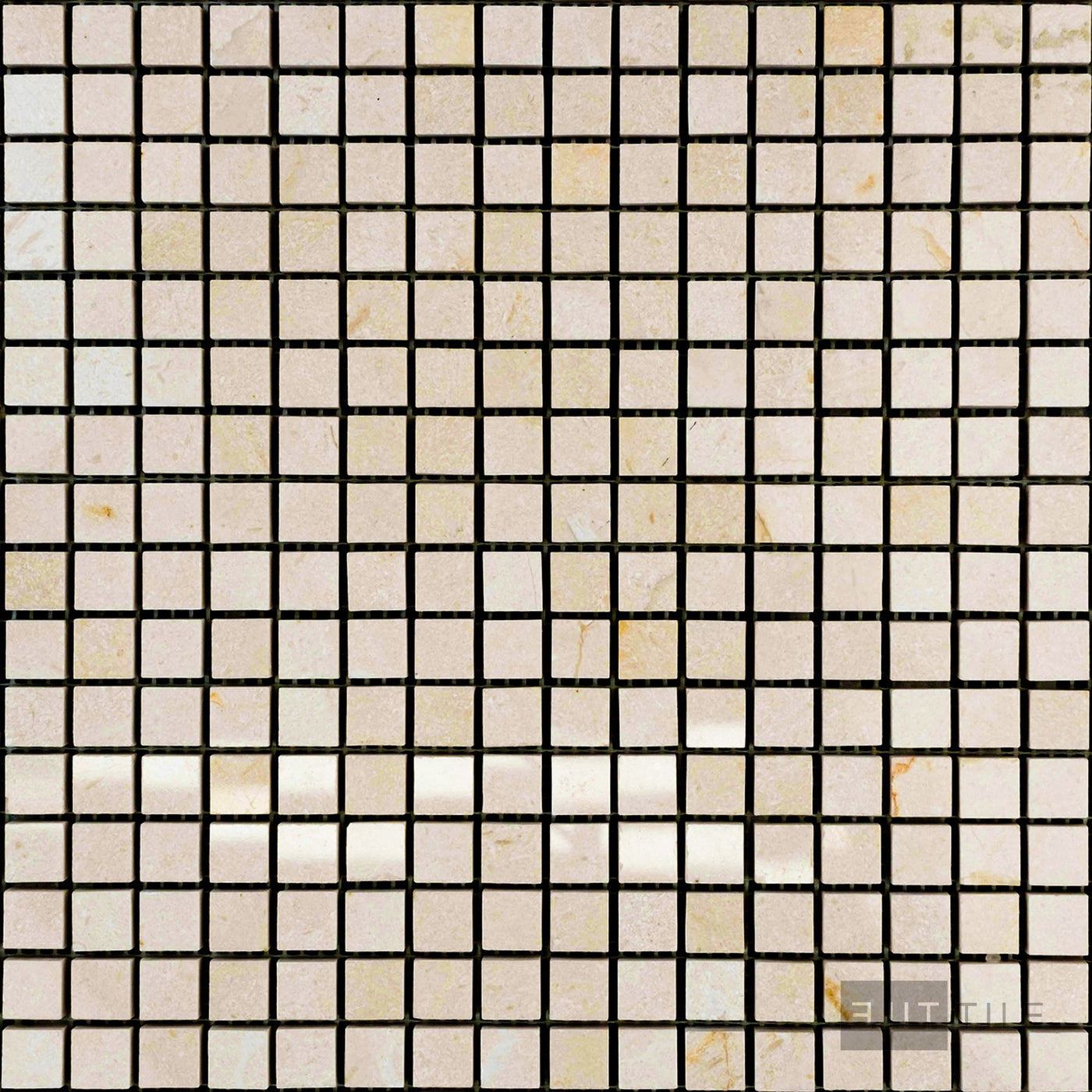 Crema Marfil Marble 5/8" Square Polished Mosaic