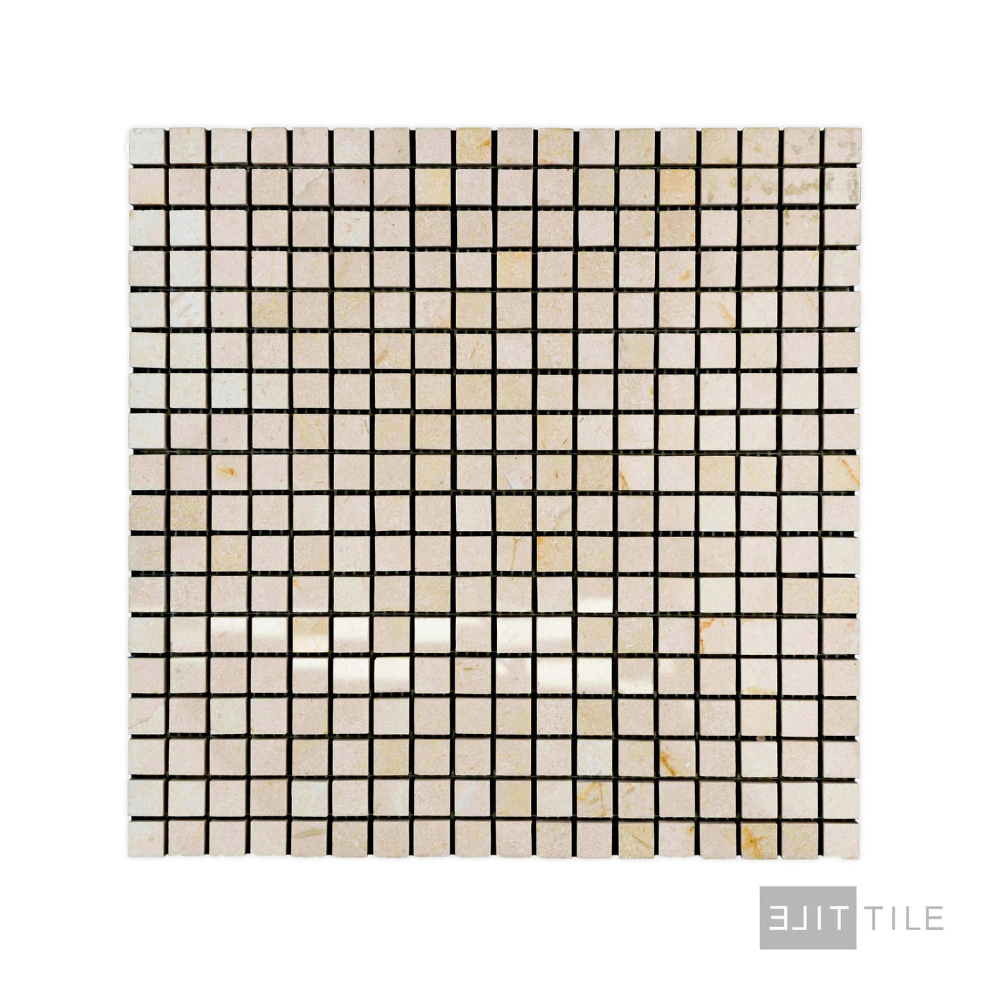 Crema Marfil Marble 5/8" Square Polished Mosaic