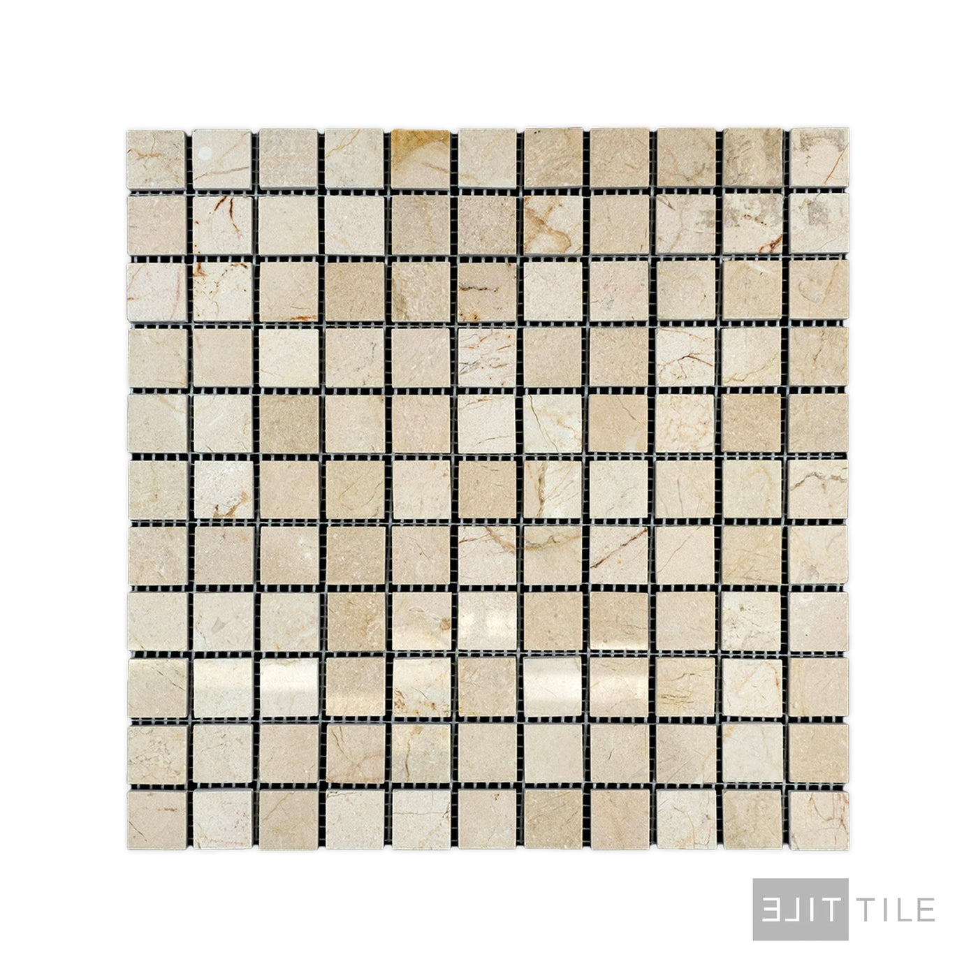 Crema Marfil Marble 1" Square Polished Mosaic
