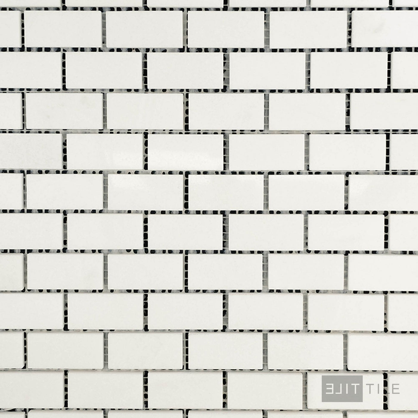 Thassos White Marble 1X2 Brick Polished Mosaic