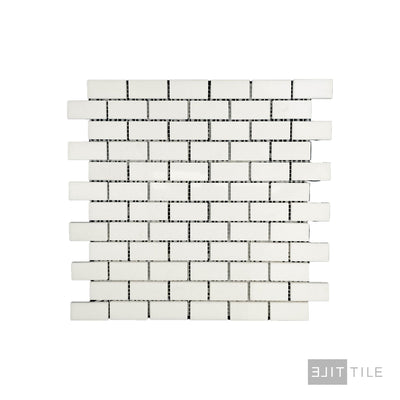 Thassos White Marble 1X2 Brick Polished Mosaic