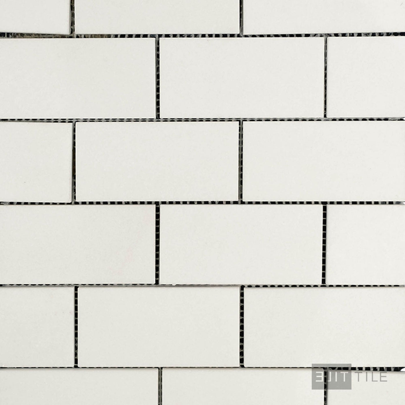 Thassos White Marble 2X4 Brick Polished Mosaic