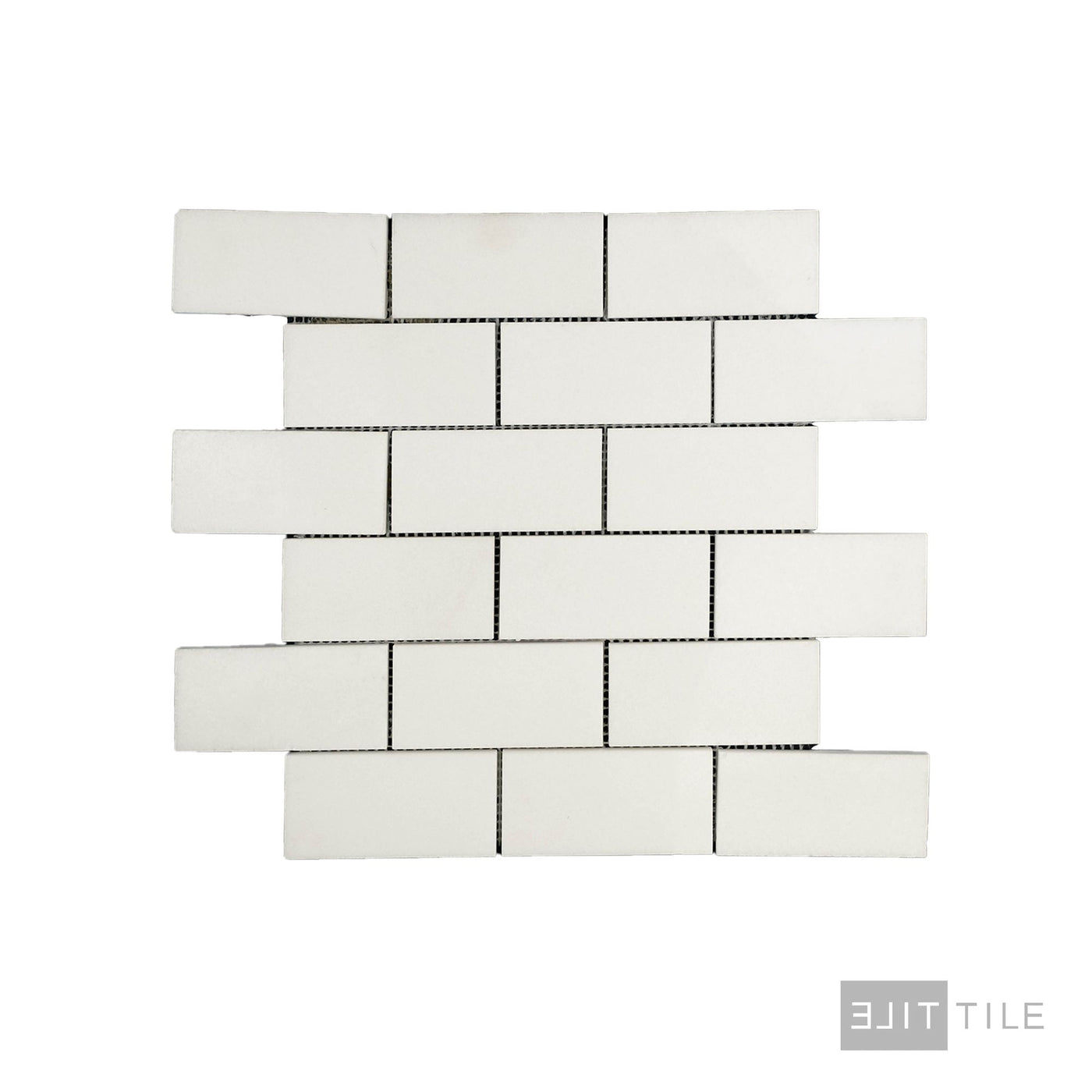 Thassos White Marble 2X4 Brick Polished Mosaic