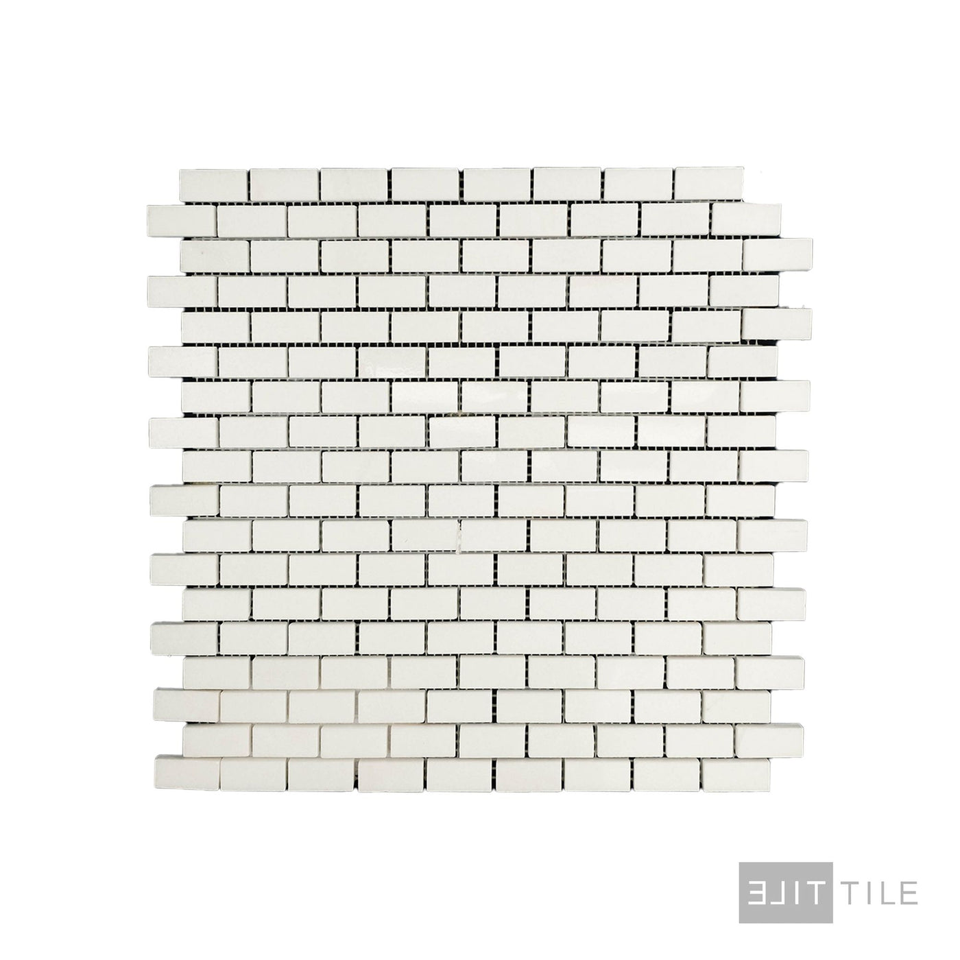 Thassos White Marble 5/8X1-1/4 Brick Polished Mosaic