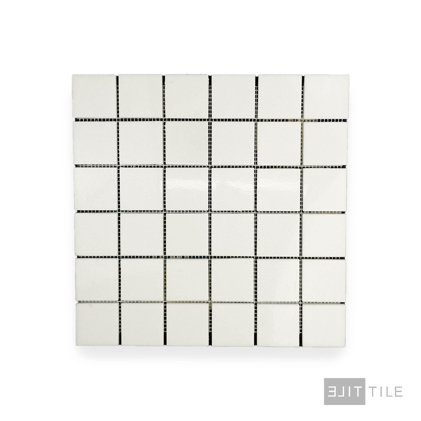 Thassos White Marble 2" Square Polished Mosaic