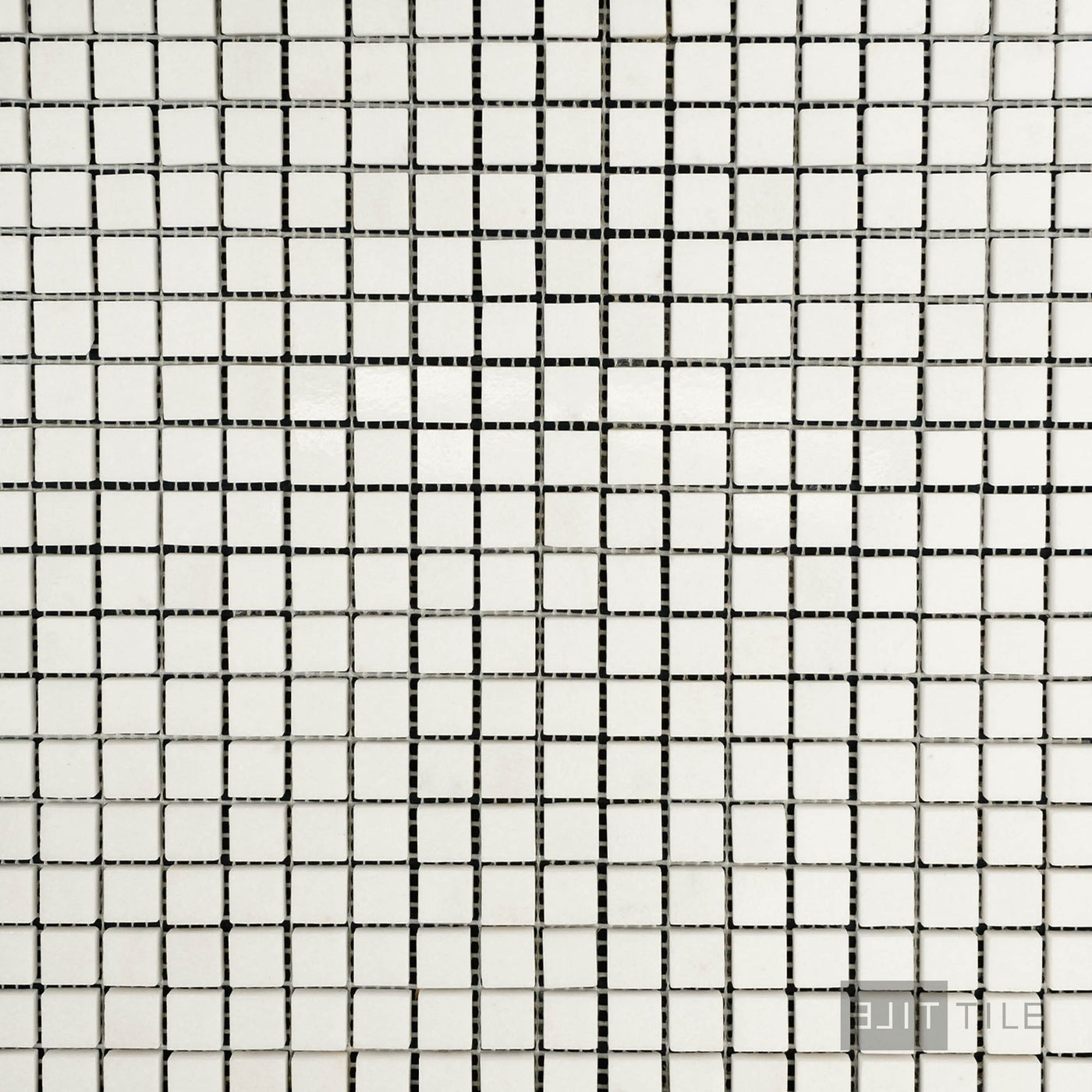 Thassos White Marble 5/8" Square Polished Mosaic