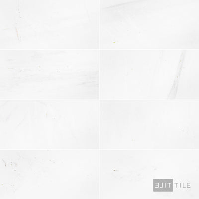 Thassos White Classic Marble 12X24 Honed