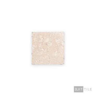 Ivory Premium Travertine 4X4 Tumbled
