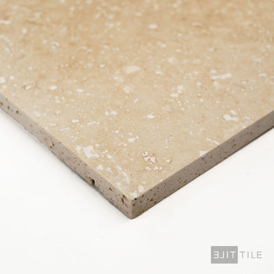 Ivory Premium Travertine 12X24 Filled And Honed
