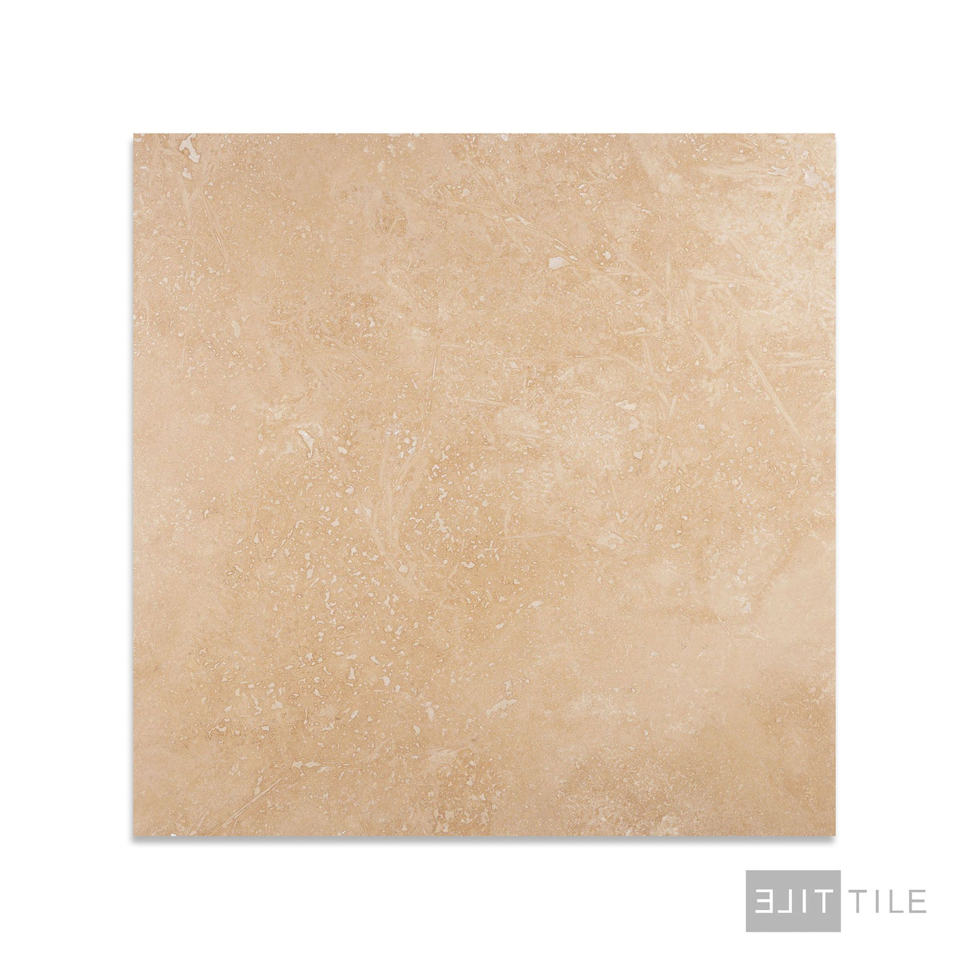 Ivory Premium Travertine 24X24 Filled And Honed