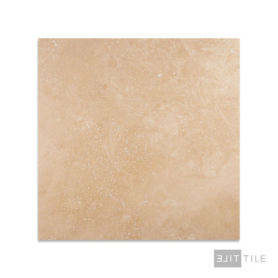 Ivory Premium Travertine 24X24 Filled And Honed