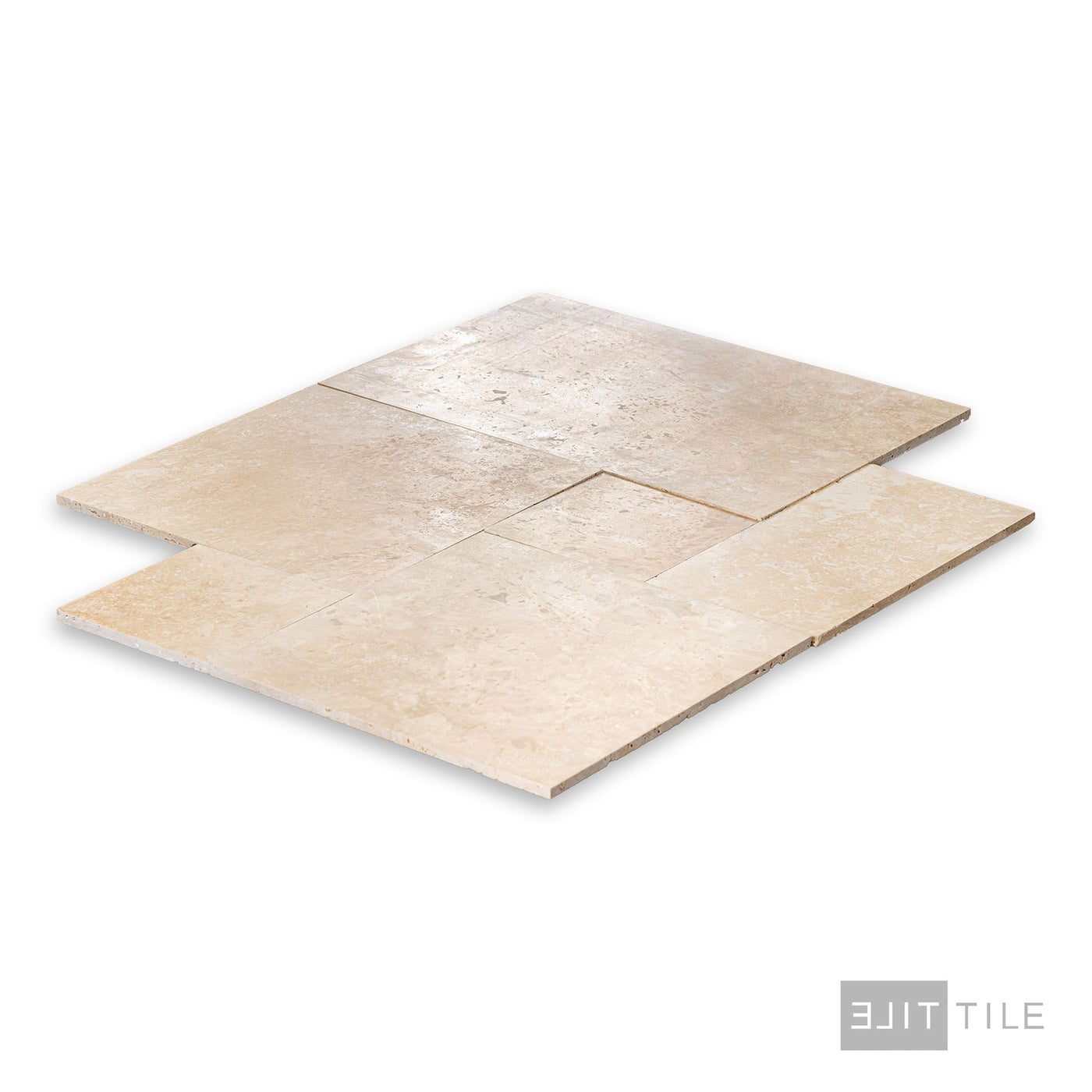 Ivory Premium Travertine Versailles Pattern Filled And Honed