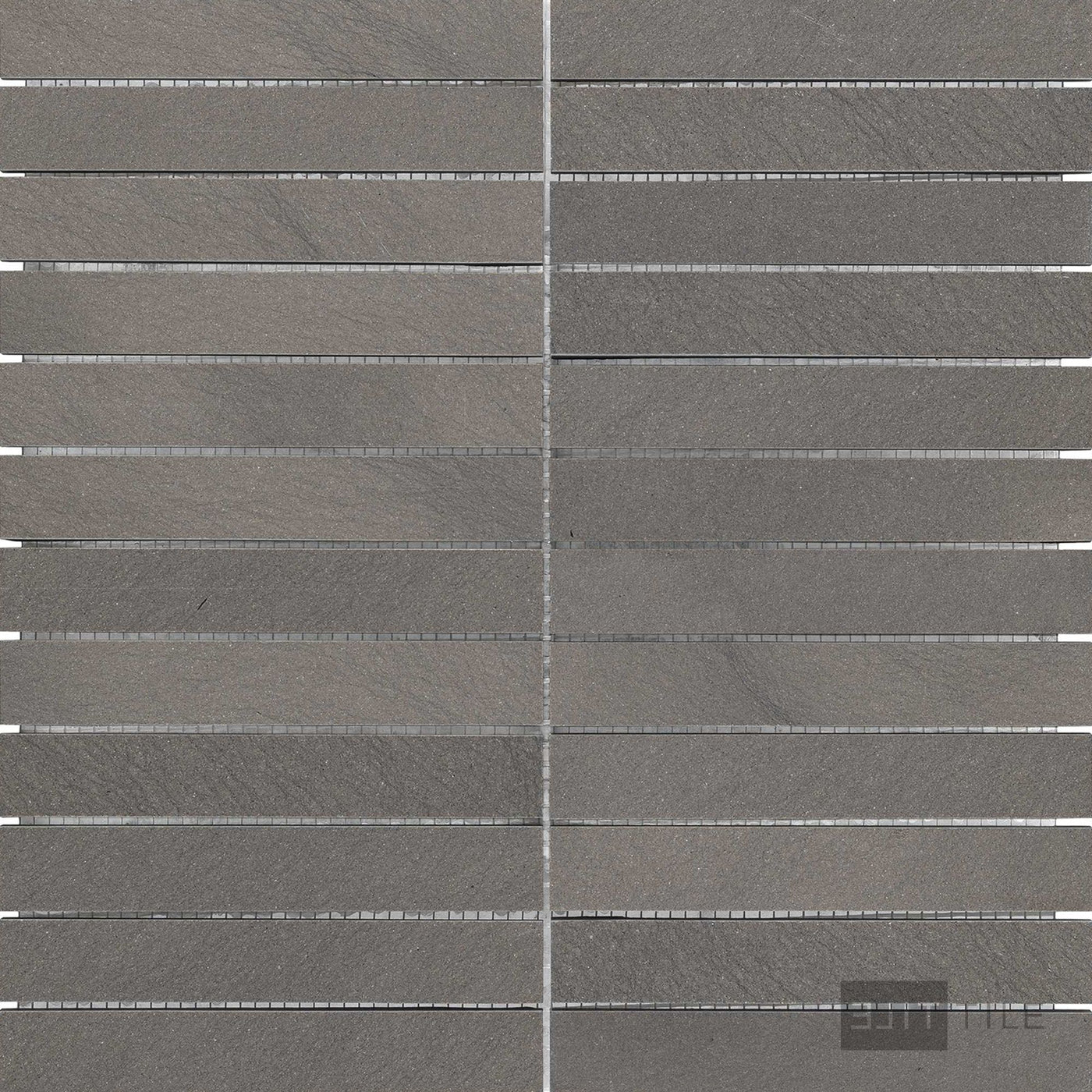 Chelsea Grey Limestone Stacked Honed Mosaic