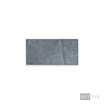 Indian Black Slate 3X6 Tumbled