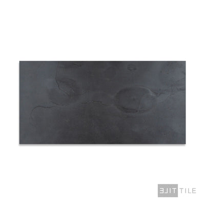 Indian Black Slate 12X24 Gauged