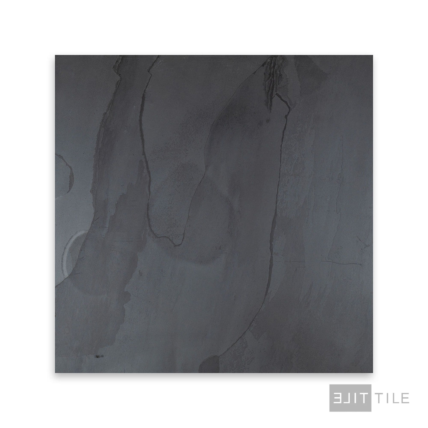 Indian Black Slate 16X16 Gauged