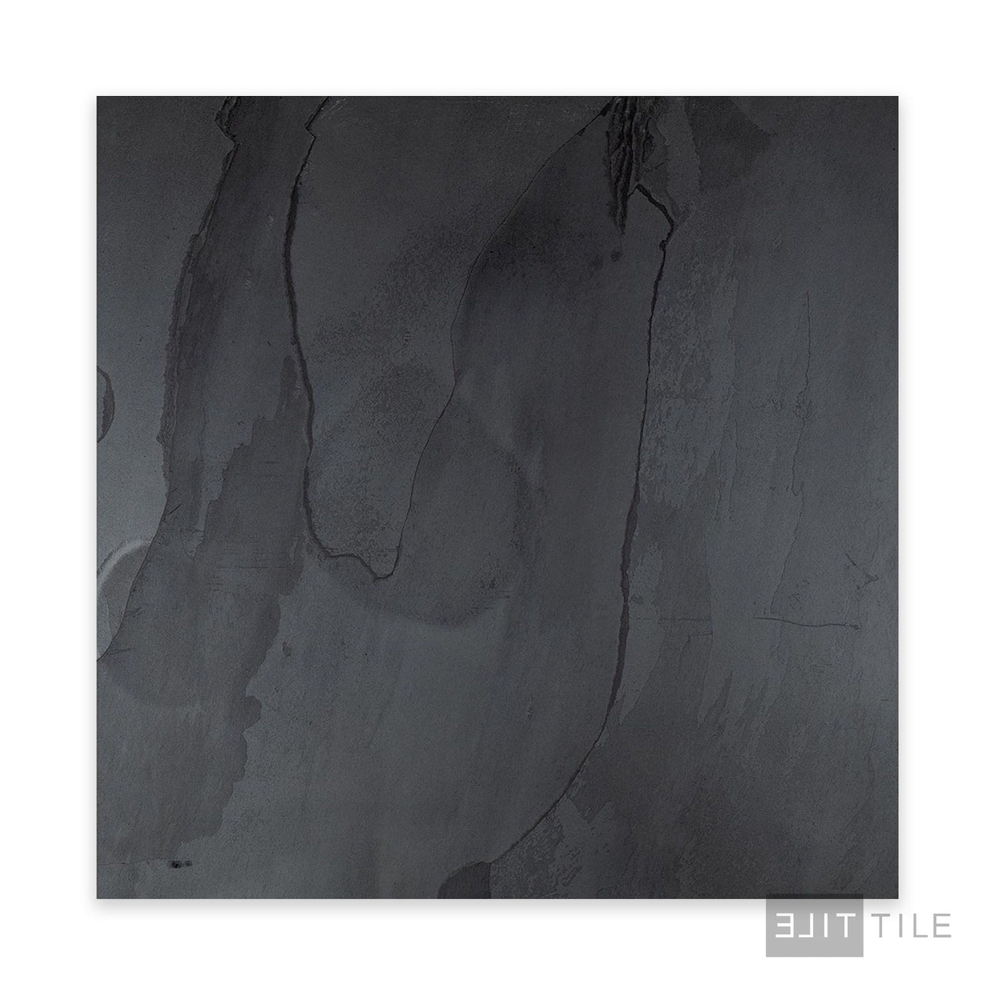 Indian Black Slate 24X24 Gauged