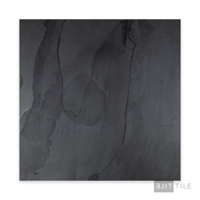 Indian Black Slate 24X24 Gauged