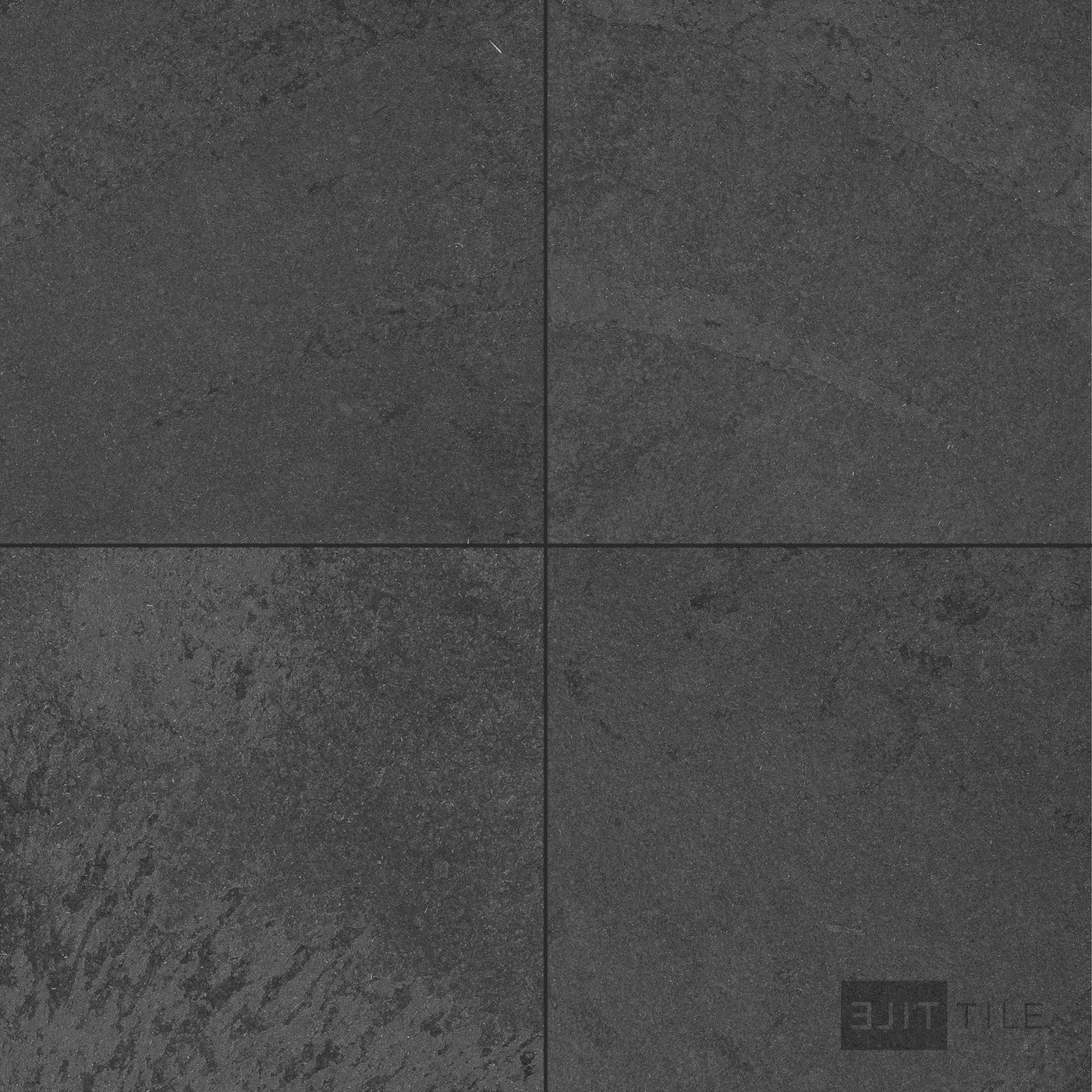 Brazilian Black Slate 24X24 Gauged