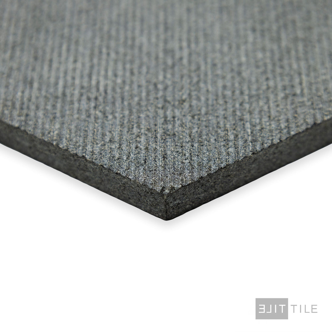 Basalt Black 10" Hexagon Flow