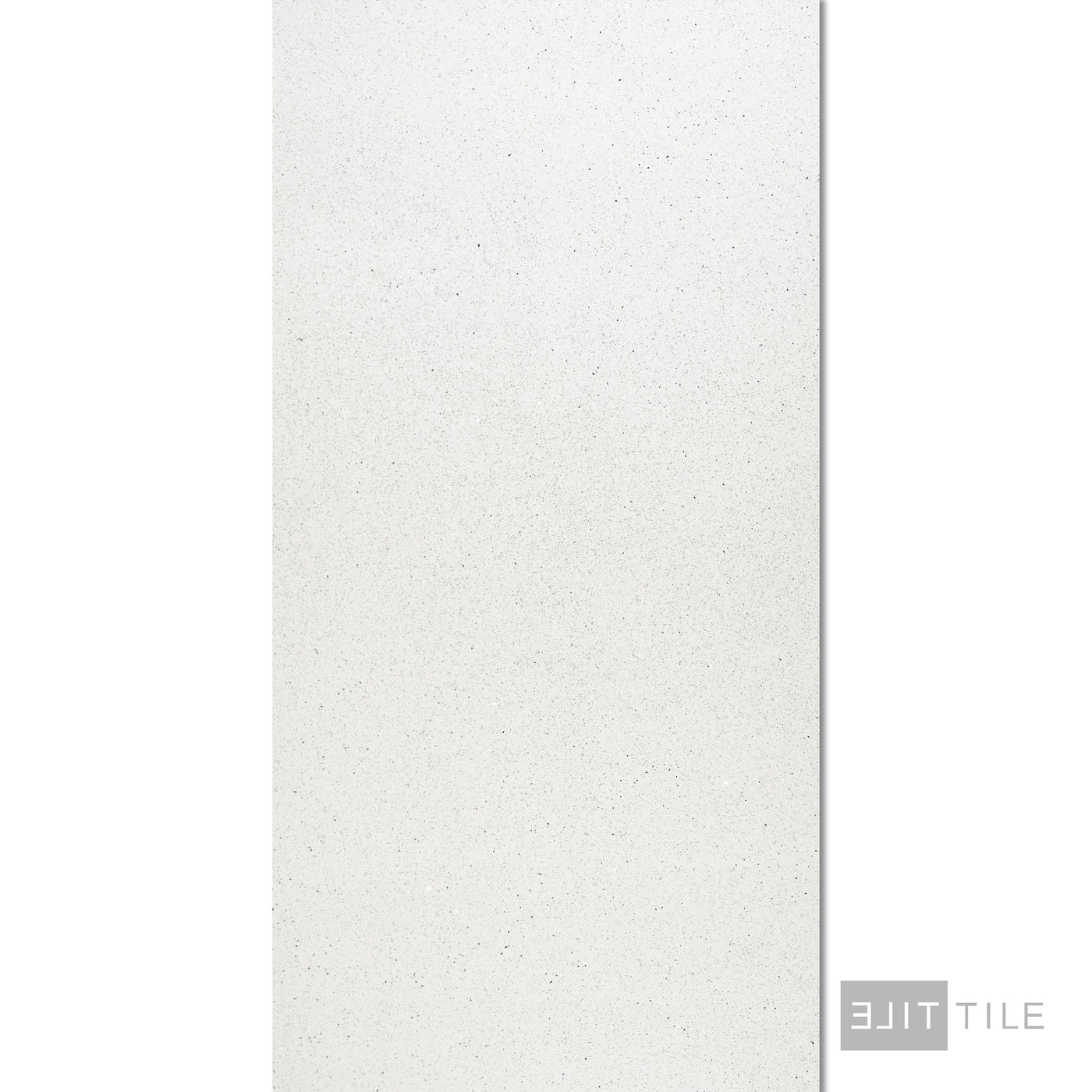 Quartz Prefab Countertop Right 9'X2' White Sparkle Polished Elit