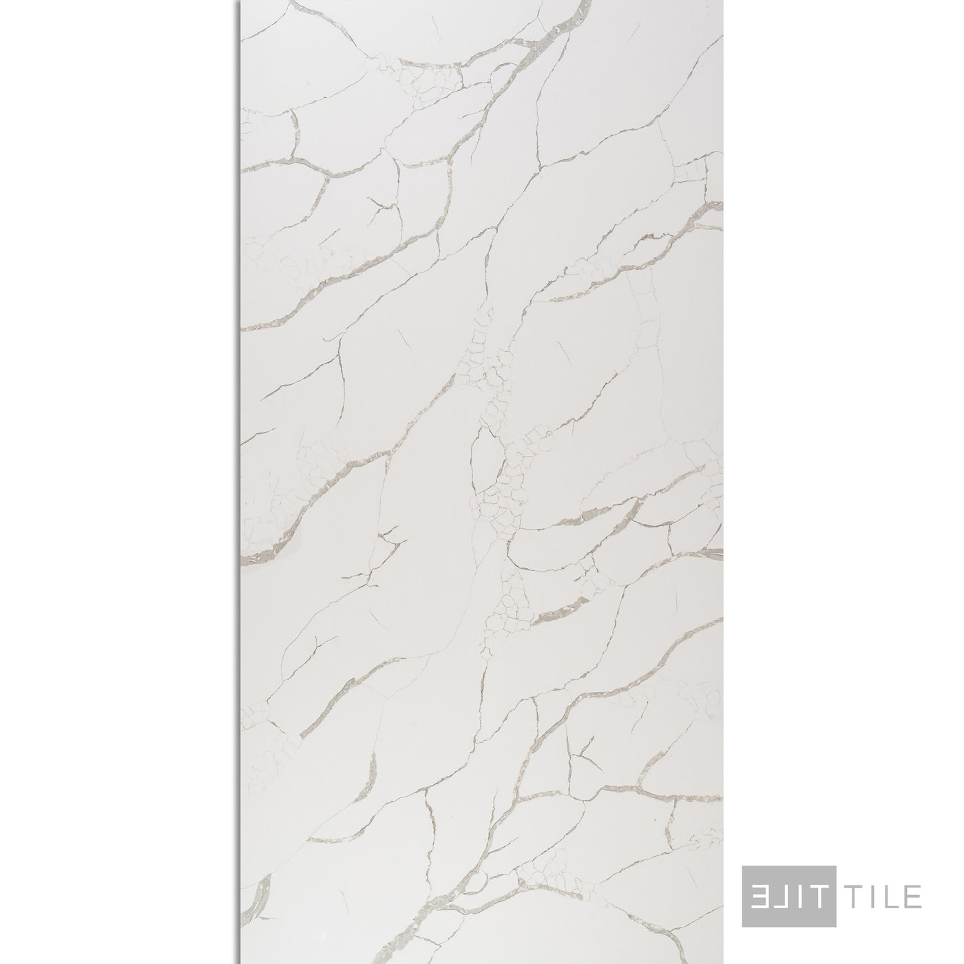 QUARTZ STONE LEFT SLAB 9'X2' CALACATAS DORADA POLISHED PRIMARY SHOT