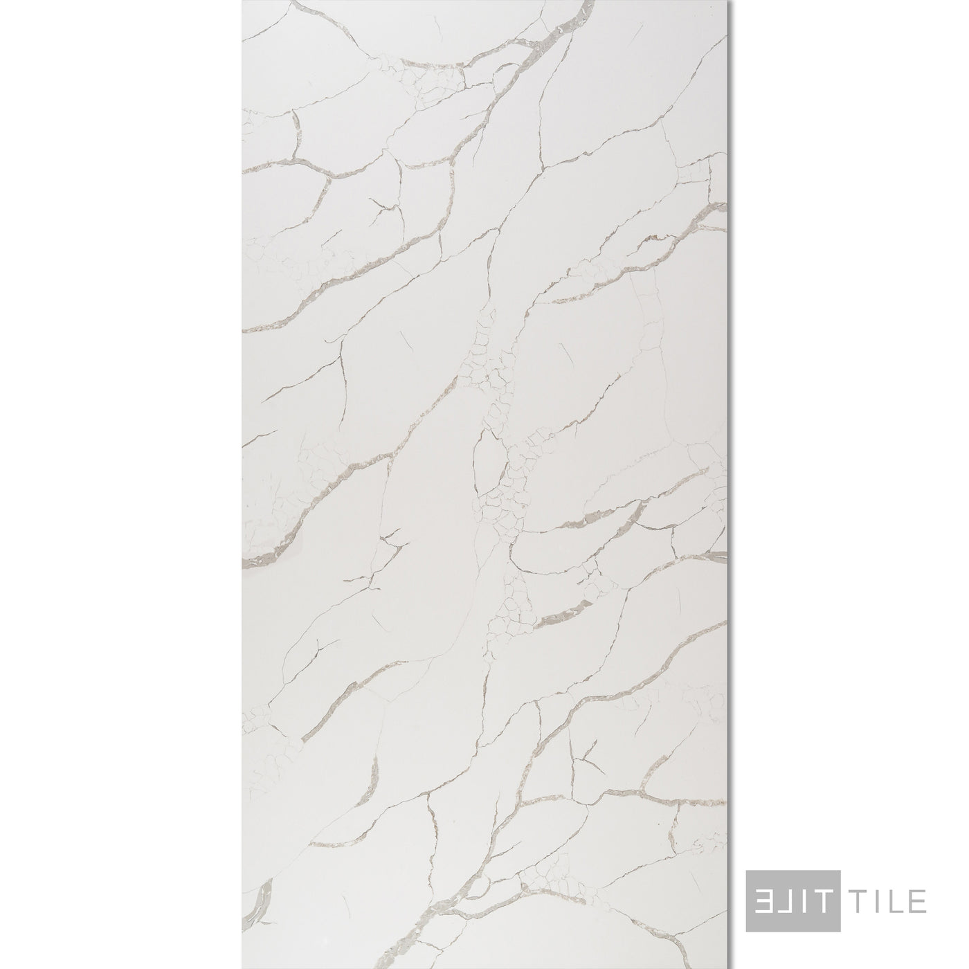 QUARTZ STONE RIGHT SLAB 9'X2' CALACATAS DORADA POLISHED PRIMARY SHOT