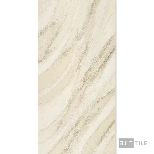 Quartz Prefab Countertop Right 9'X'2'  Travertine Gold Polished