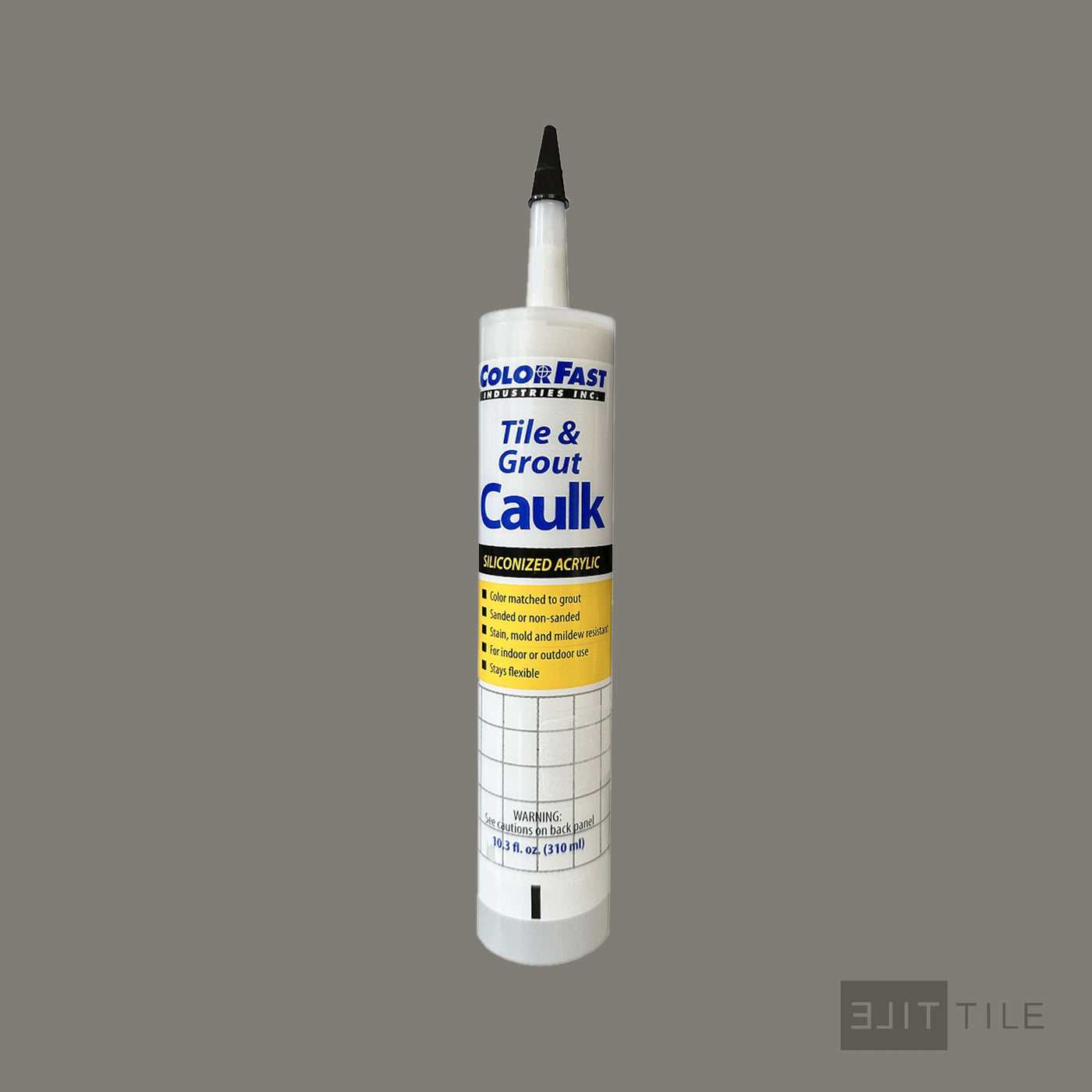 ColorFast Caulk 10.3 Oz 9 Natural Gray Sanded