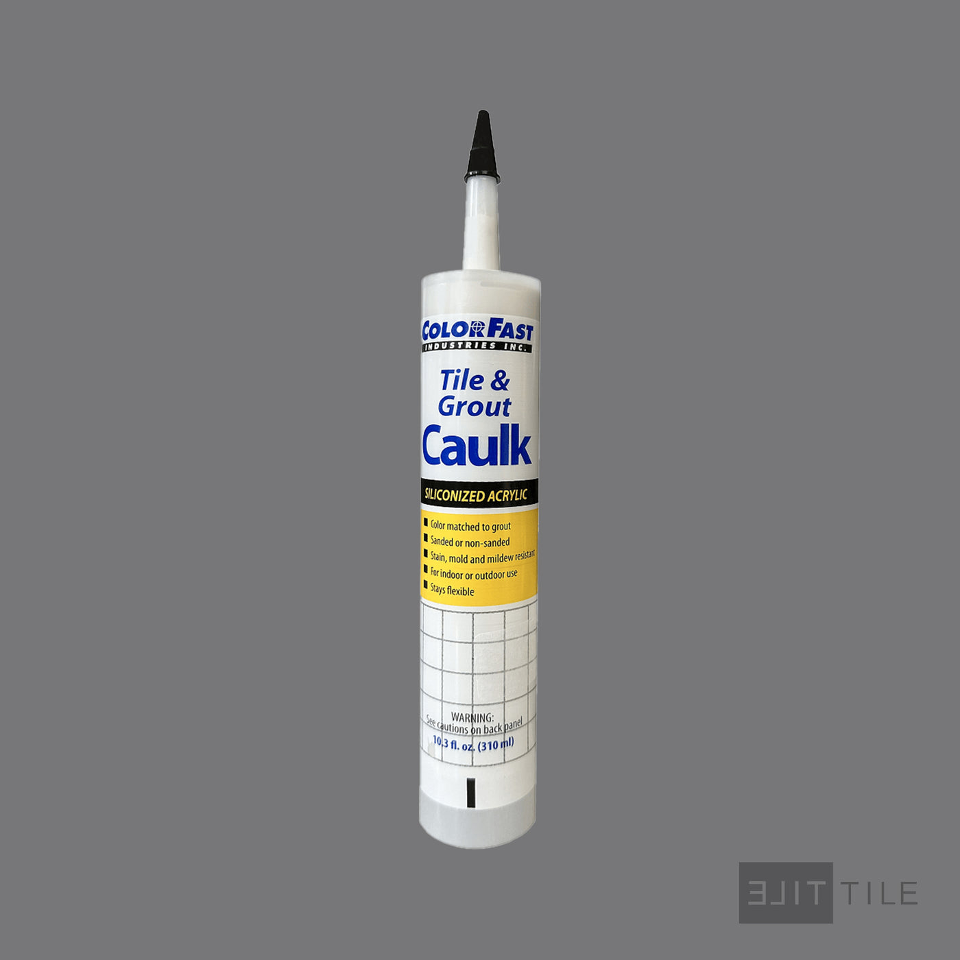 ColorFast Caulk 10.3 Oz 19 Pewter Sanded