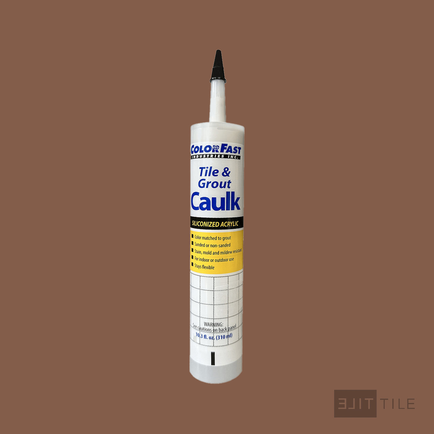 ColorFast Caulk 10.3 Oz 50 Nutmeg Sanded