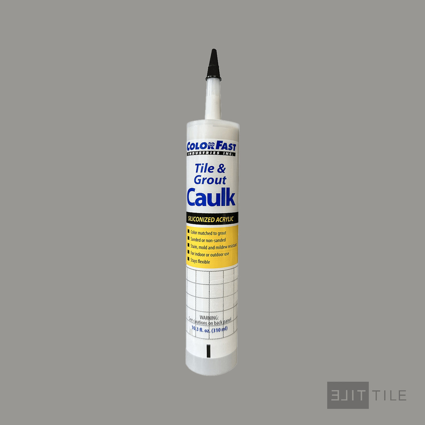 ColorFast Caulk 10.3 Oz 165 Delorean Gray Sanded