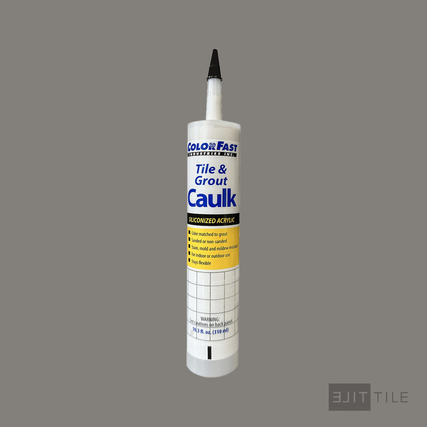 ColorFast Caulk 10.3 Oz 335 Winter Gray Sanded