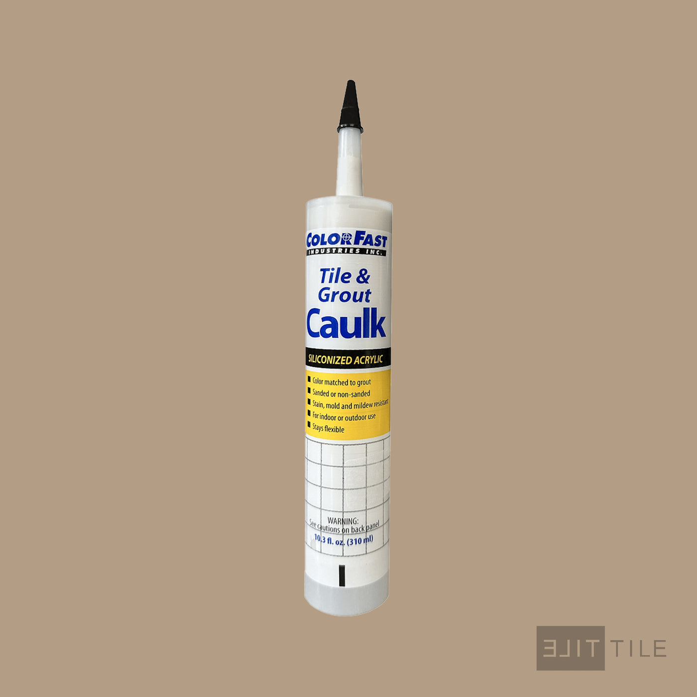 ColorFast Caulk 10.3 Oz 380 Haystack Sanded