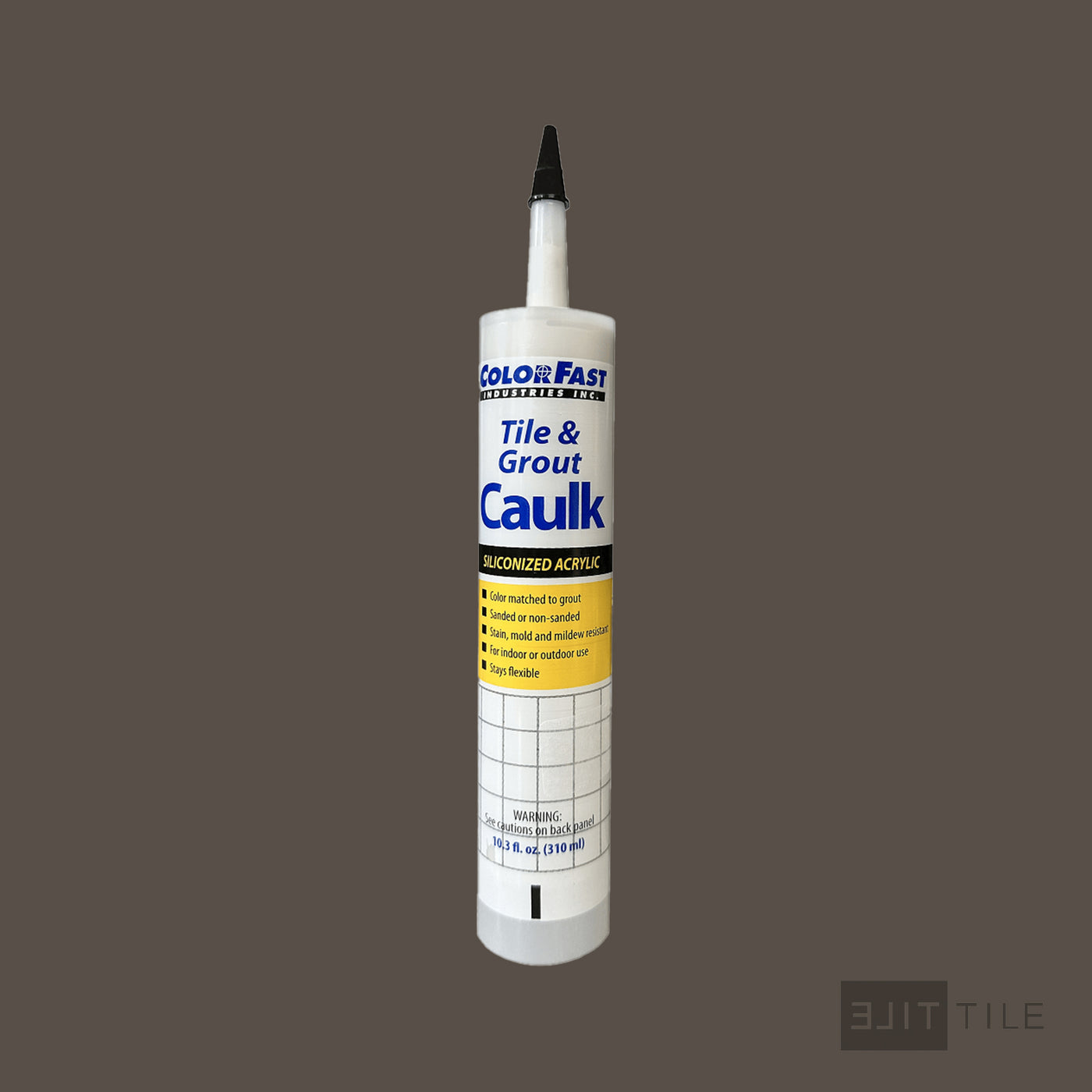 ColorFast Caulk 10.3 Oz 540 Truffle Sanded