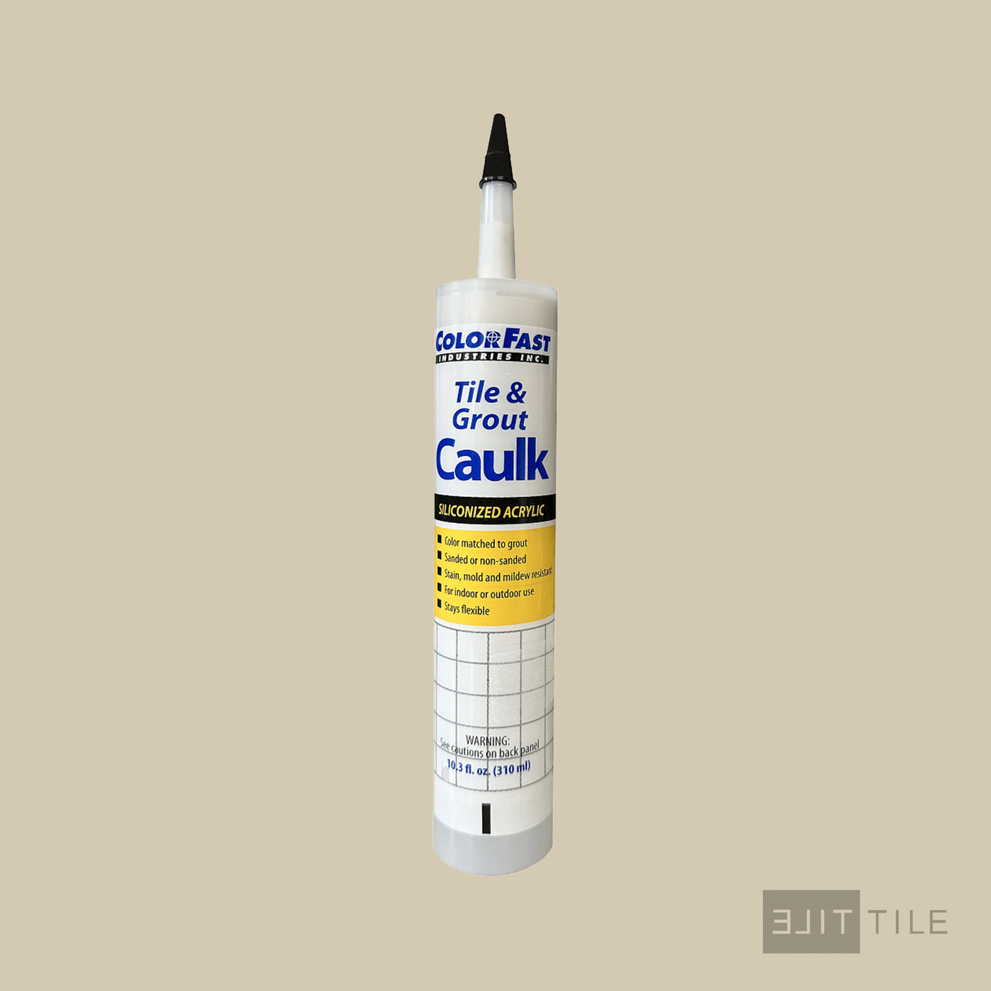 ColorFast Caulk 10.3 Oz 10 Antique White Non Sanded