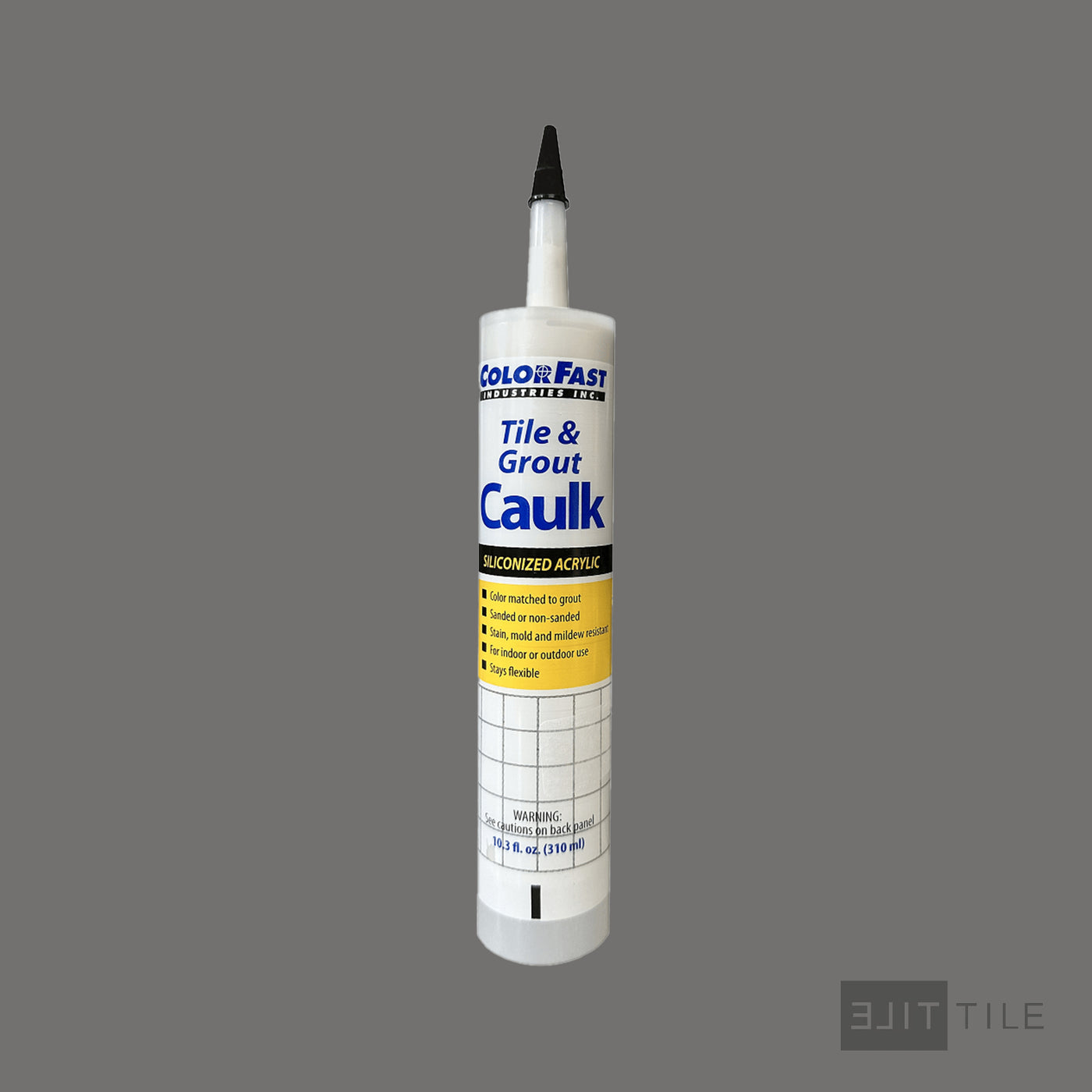 ColorFast Caulk 10.3 Oz 19 Pewter Non Sanded