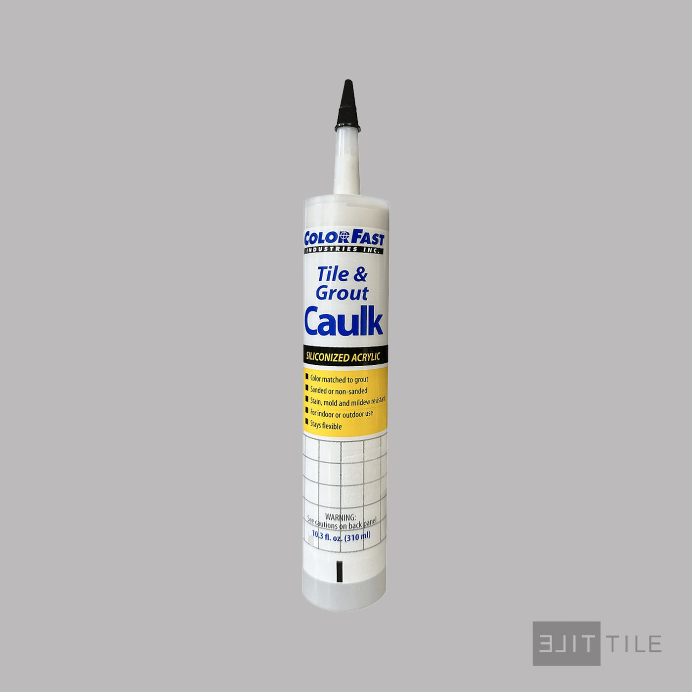 ColorFast Caulk 10.3 Oz 115 Platinum Non Sanded