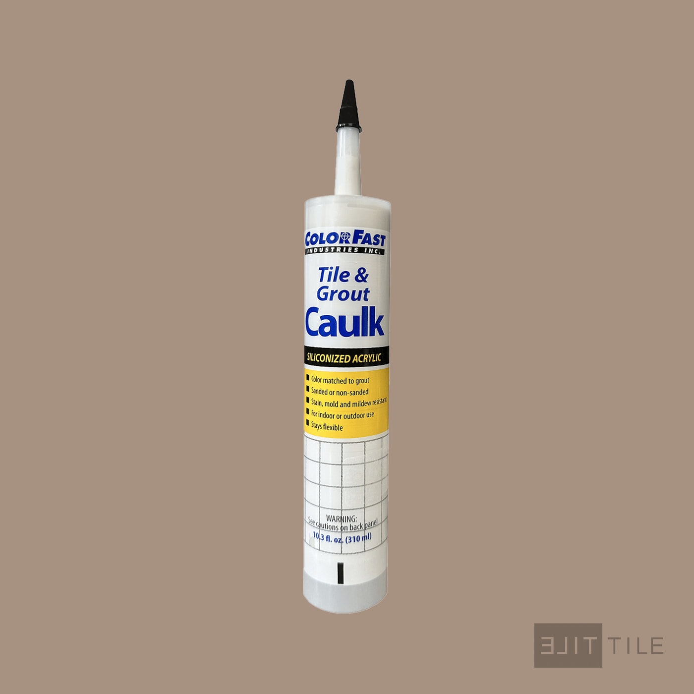 ColorFast Caulk 10.3 Oz 135 Mushroom Non Sanded