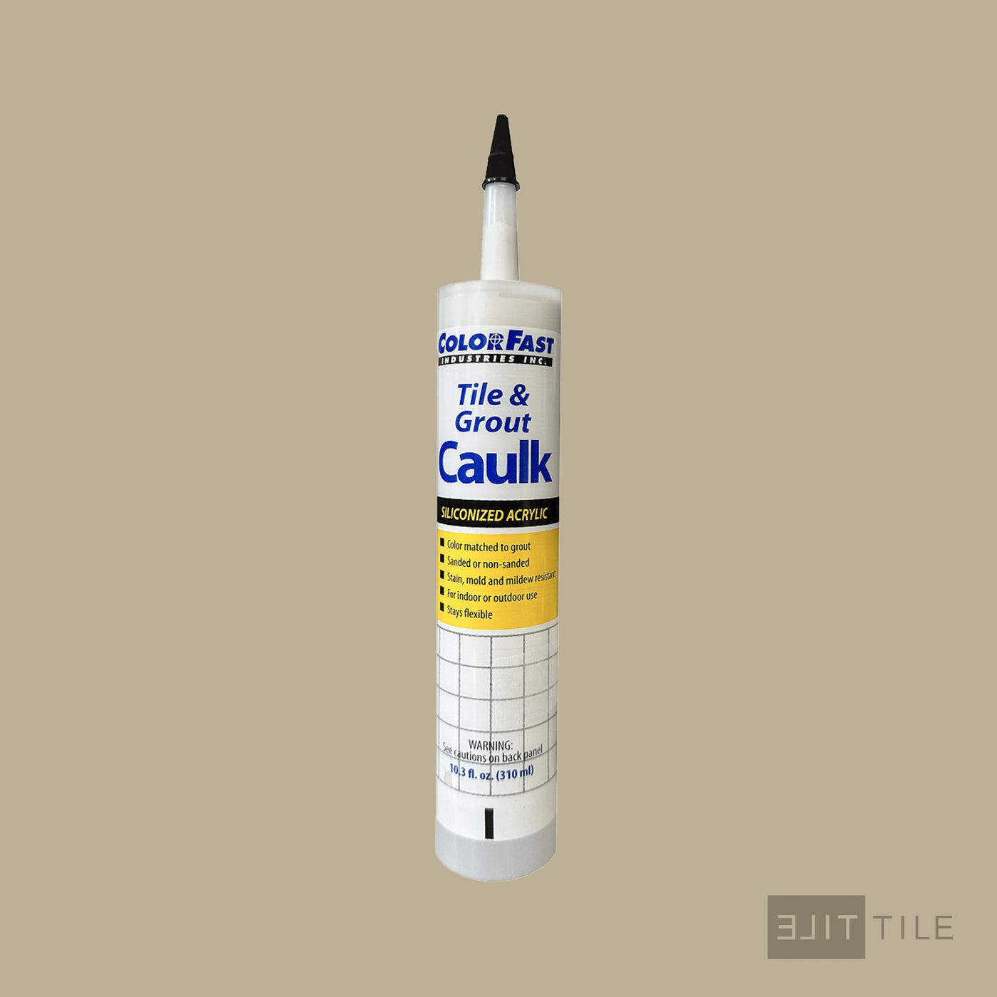 ColorFast Caulk 10.3 Oz 172 Urban Putty Non Sanded