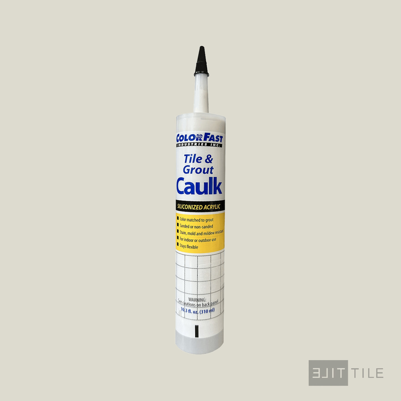 ColorFast Caulk 10.3 Oz 545 Bleached Wood Non Sanded