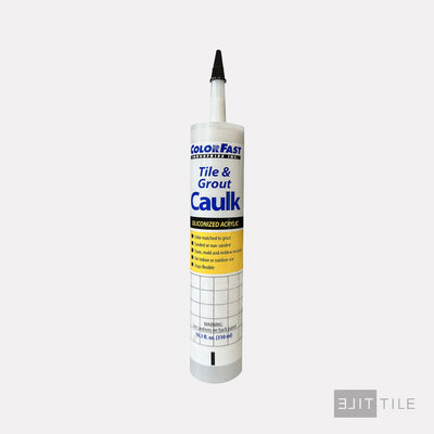 ColorFast Caulk 10.3 Oz 640 Arctic White Sanded