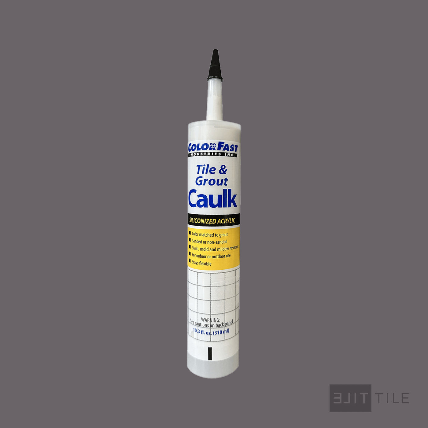 ColorFast Caulk 10.3 Oz 644 Shadow Sanded