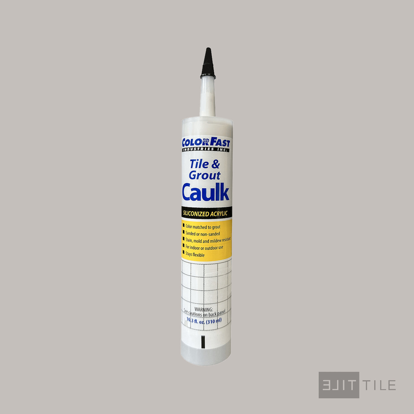 ColorFast Caulk 10.3 Oz 643 Warm Gray Non Sanded