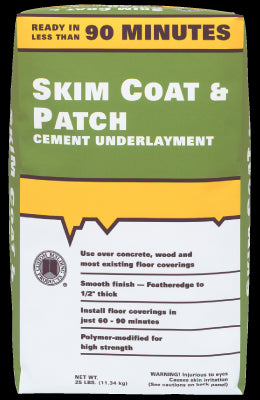 Skim Coat & Patch Cement Underlayment 25 Lb. Bag