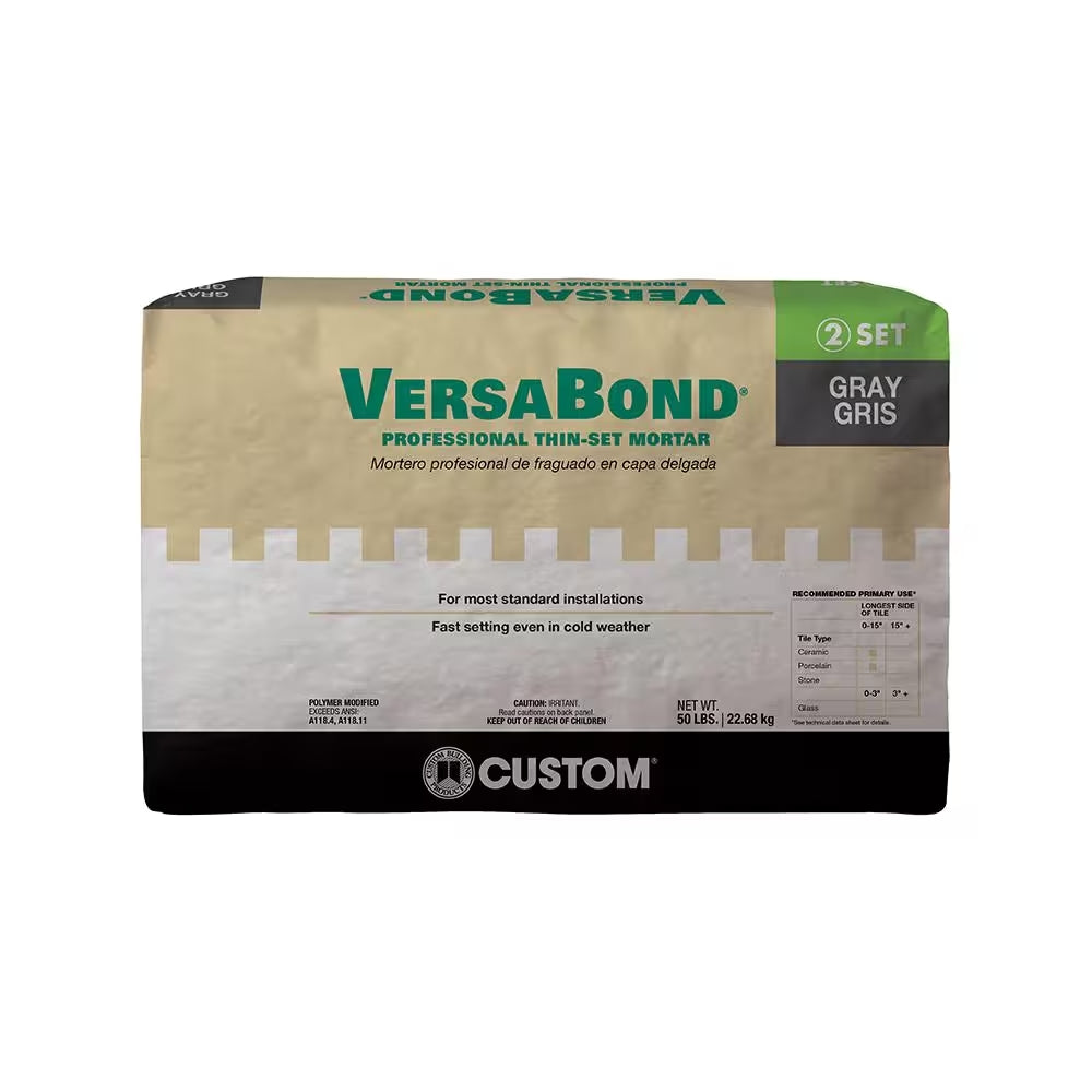 Versabond Thinset 50 Lb. Bag Gray