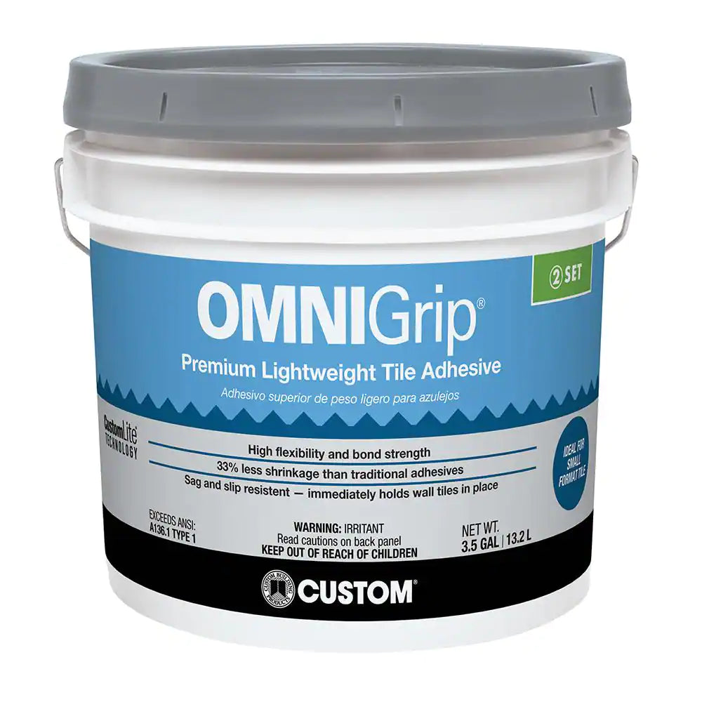 Omnigrip Maximum Strength Adhesive 3-1/2 Gal. Pail