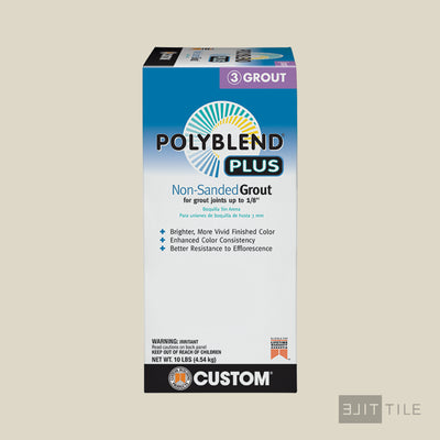 Polyblend Plus Non Sanded Tile Grout 10Lb #11 Snow White