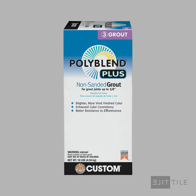 Polyblend Plus Non Sanded Tile Grout 10 Lb #546 Cape Gray