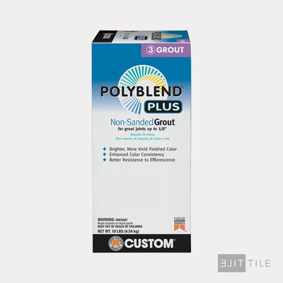 Polyblend Plus Non Sanded Tile Grout 10 Lb #642 Ash